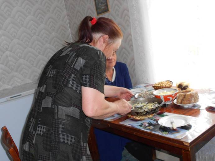 Традиционное блюдо сковордунка русского населения села Вознесенка Дуванского района Башкортостана