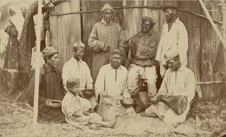 1870-е. Снимок Карла Андреевича Фишера. Башкиры Оренбуржья